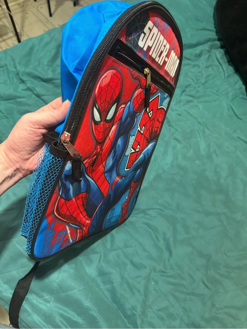 Spiderman Red and Blue Graphic Backpack for kids back to school